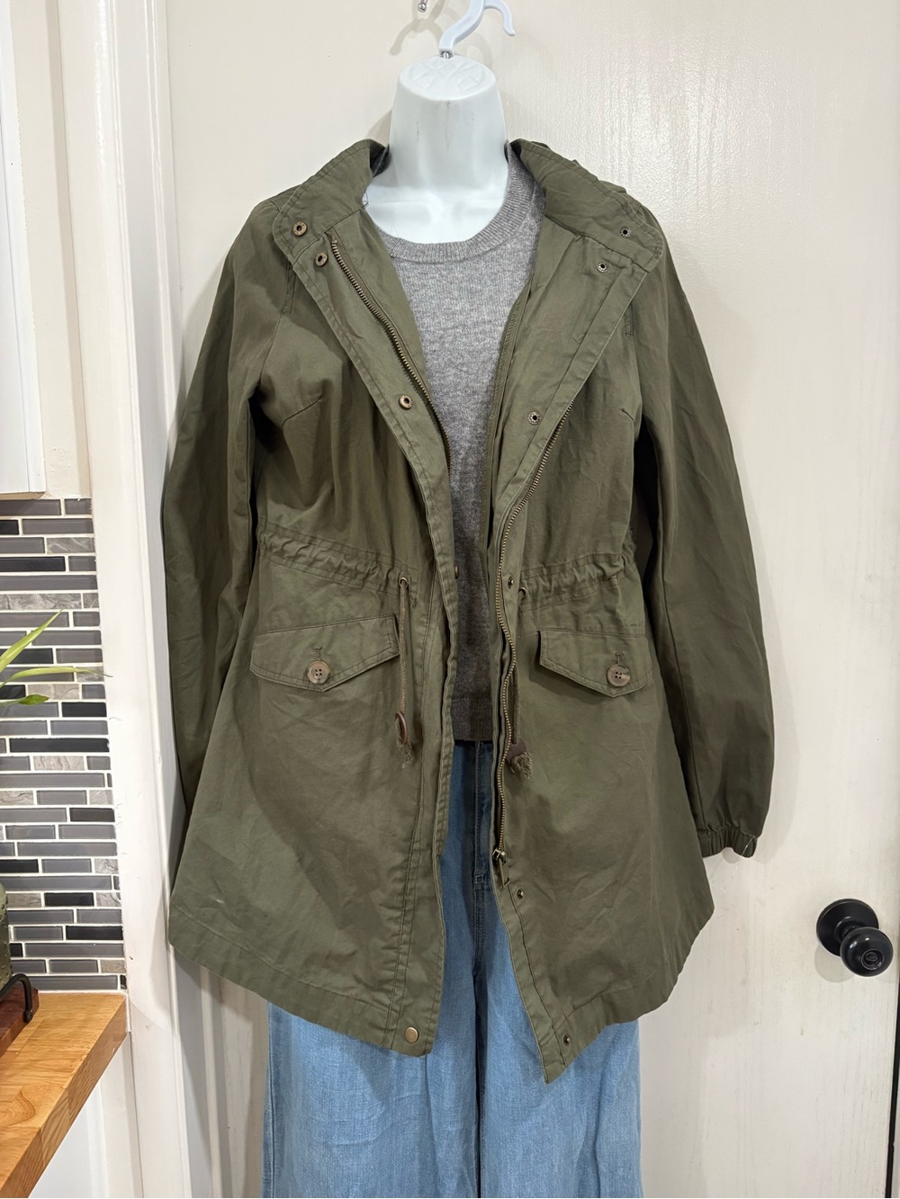 Fashion Nova Women Olive Utility Jacket